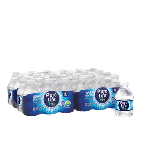 Pure Life Purified Bottled Water | 8 Ounce, 24-pack | ReadyRefresh