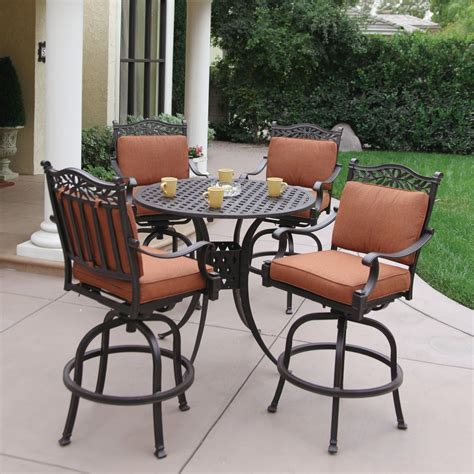 Round Bar Height Outdoor Table And Chairs at Michael Galindo blog