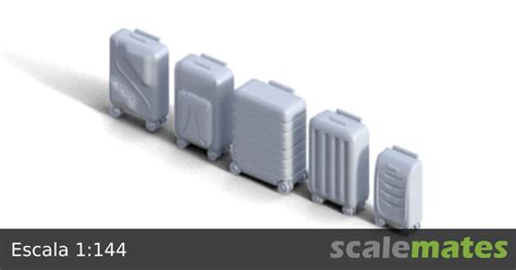Baggage (set of 5), Rocast Scale Model Details RGSE-6