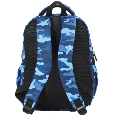 Blue Camouflage Kids Backpack | Waterproof Kids School Backpack – Alimasy