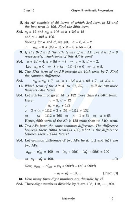Image result for Class 10 Chapter 5 Maths Solutions