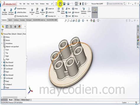 SolidWorks 2016 Tutorials 的图像结果