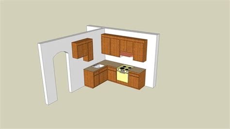 Image result for 3D Kitchen Layout Blueprint
