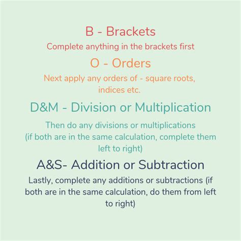 Image result for Bodmas Example