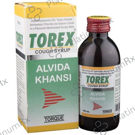 Torex Cough Syrup 100ml | Uses, Price & Dosage