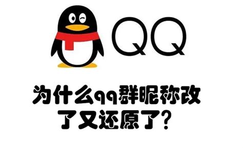 为什么qq群昵称改了又还原了-qq群昵称改了又还原的原因 - 卡饭网