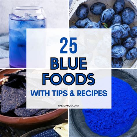 25 Blue Foods and Drinks | Babaganosh