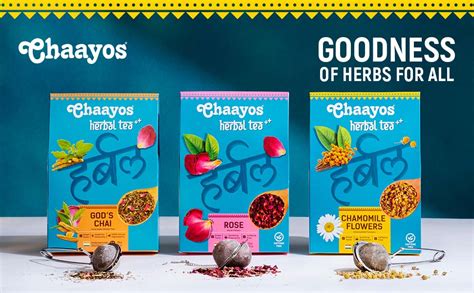 Chaayos God's Chai - Herbal Kangra Kahwa Green Tea - 100Gram [50 Cups ...