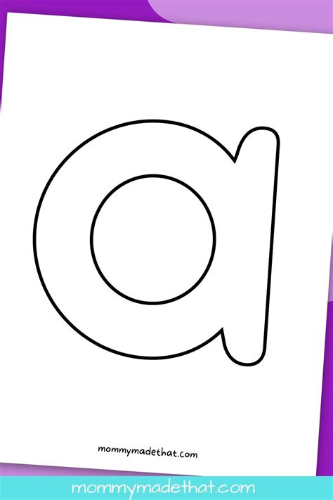 Printable Letter A (Grab the Free Template!)