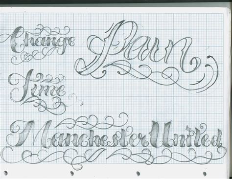 Image result for Script Tattoo Lettering