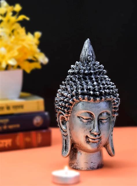 Buy VIVARS Resin Lord Buddha Statue - Decorative Buddha Idol Showpiece ...