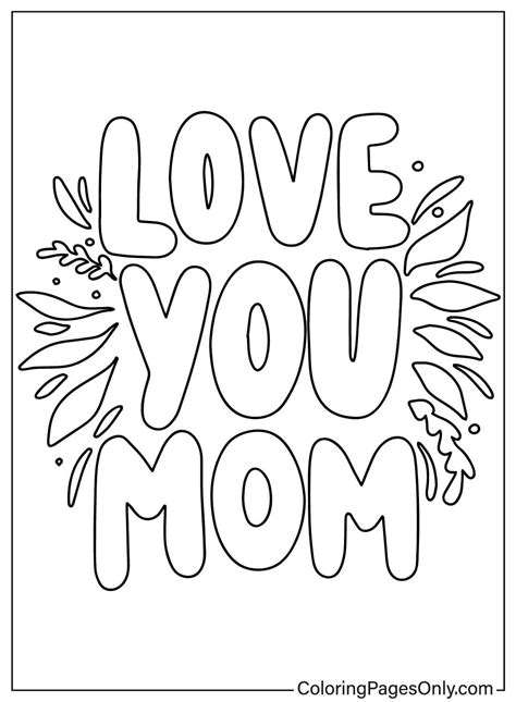 I Love My Mom Because Printable | Plan Your Year Easily!