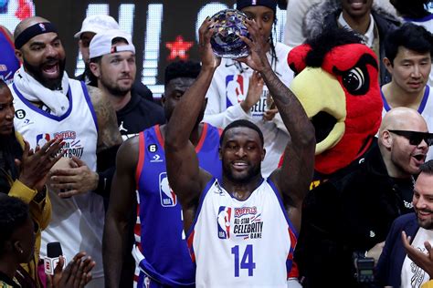 Who won the MVP at the 2023 NBA All-Star Celebrity Game?