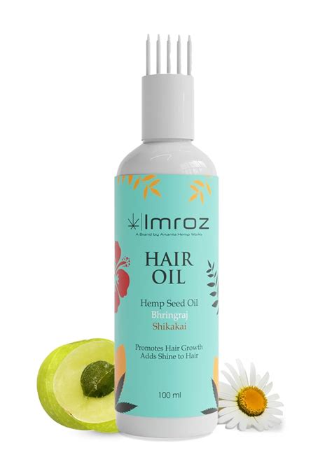 Buy Imroz Hair Oil |Bhringraj Oil for hair| Pure Hemp, Bhringraj & Amla ...