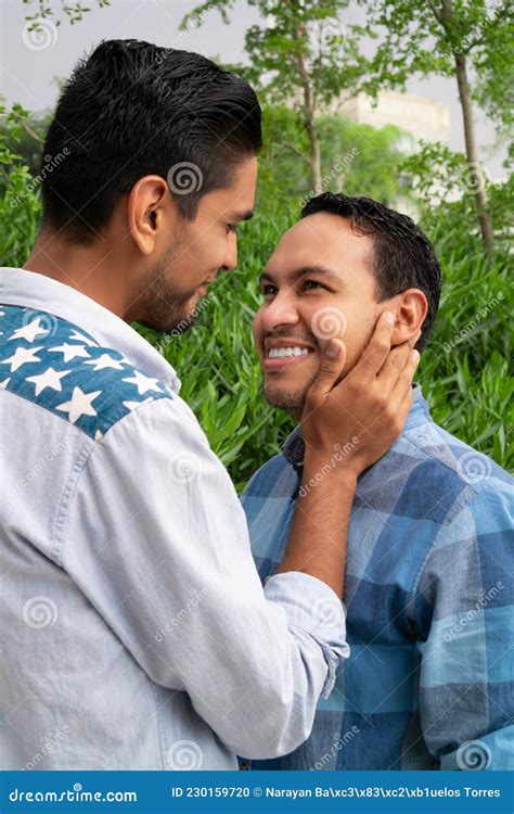 Latino Gay Men Couple Hugging in Jalisco Mexico, Gay Concept Stock ...
