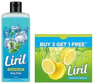 Buy Liril Lime and Tea Tree Oil Soap, Refreshing Bathing Soap With ...