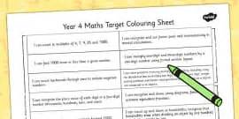 2014 National Curriculum LKS2 Years 3 and 4 Writing Assessment Target Sheet