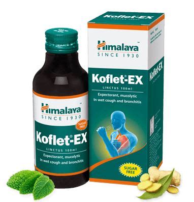 Himalaya Koflet-EX LINCTUS - Expectorant, mucolytic in wet cough and ...