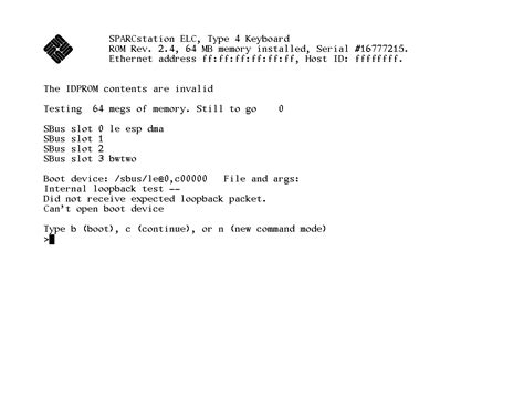 [mdk] SPARCstation ELC (Sun 4/25) download for mame 0.288