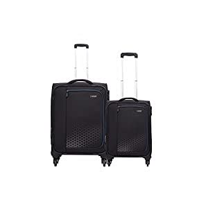 Buy ZIPLOC Polyester Trolley Bag/Suitcase/Luggage (Set of 2(20&24 inch ...