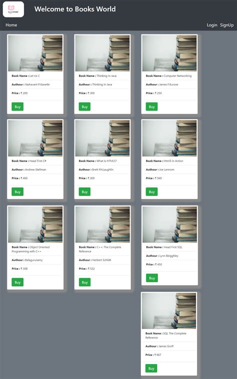 Book Store Project in Java 的图像结果