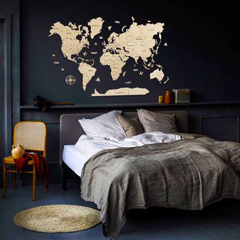 Buy World , World wall art, World wall decor, of the world, Large world ...
