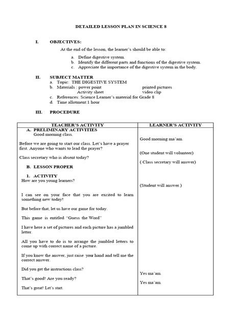 Image result for Lesson On Digestive System