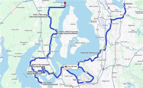 Fox Island-Gig Harbor-Olalla Ride, Kennydale Chevron, 1419 N 30th St ...