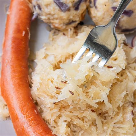 Kielbasa Sausage And Sauerkraut