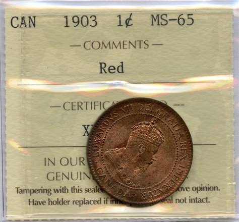 1903 One Cent - Geoffrey Bell Auctions