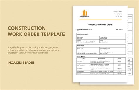 Work Order Example 的图像结果