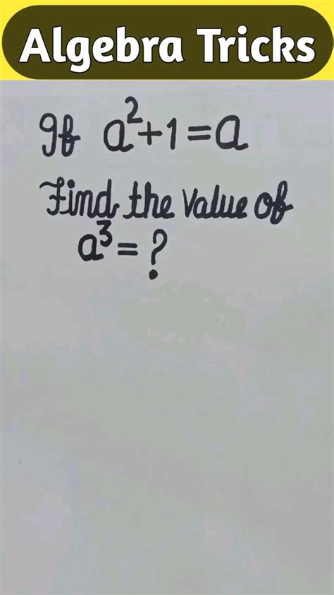 Image result for Algebra Tricks