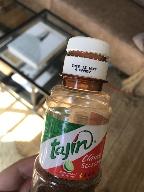 Why does Tajín have this warning on it? Do people often mistake this ...