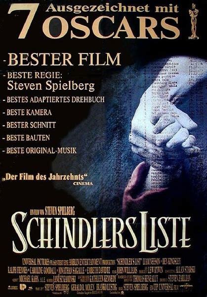 如何评价电影《辛德勒的名单（Schindler’s List）》？ - 知乎
