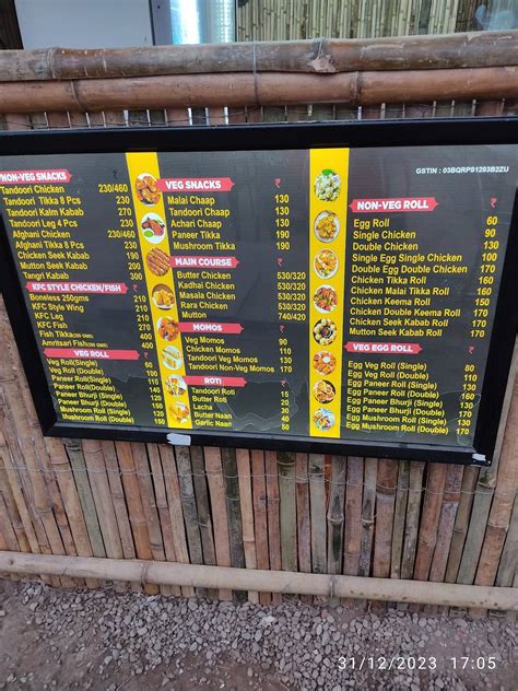 Menu at Chicken Lover, Zirakpur