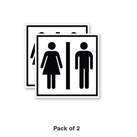 Buy 999Store restroom signage office supplies sunboard Restroom toilet ...