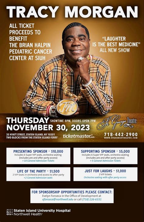 Comedian Tracy Morgan to headline charity show on Staten Island, Nov ...