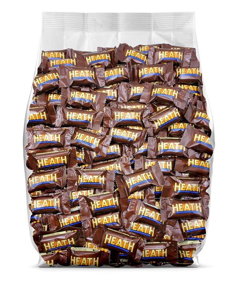 Amazon.com : Heath Bars Miniatures Chocolate Candy - 65 Individually ...