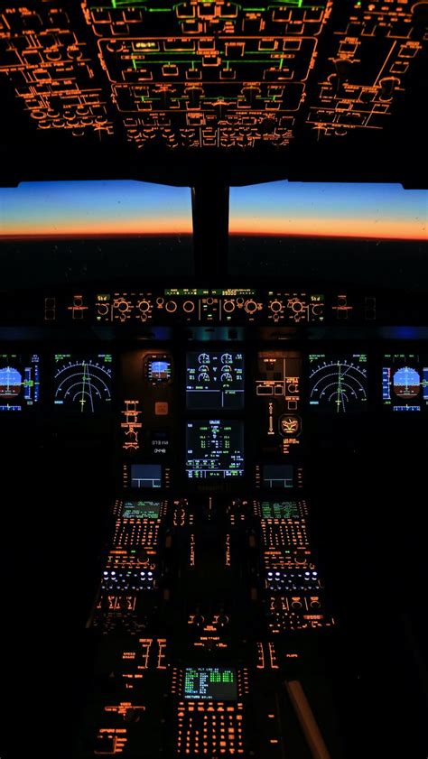 Download wallpaper 800x1420 cockpit, panel, display, buttons, airplane ...