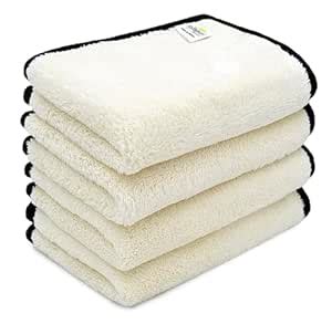 Buy SOFTSPUN Microfiber Baby Hand & Face Wipes 280 GSM 20x30 Cms, 4 ...