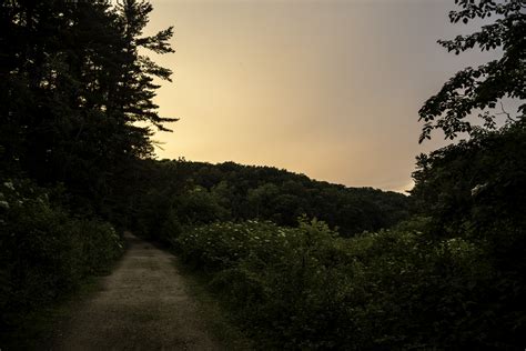 Hiking path at sunset at Stewart Lake County Park image - Free stock ...
