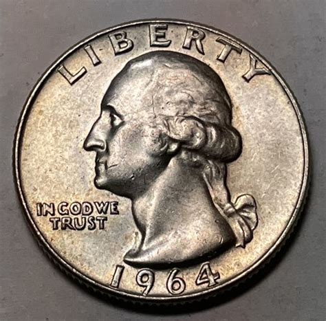 1964 D Washington Quarters Silver Composition 4852 - For Sale, Buy Now ...