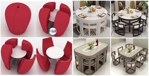 35 Super Smart Space-Saving Table Designs For Every Small Space | Space ...
