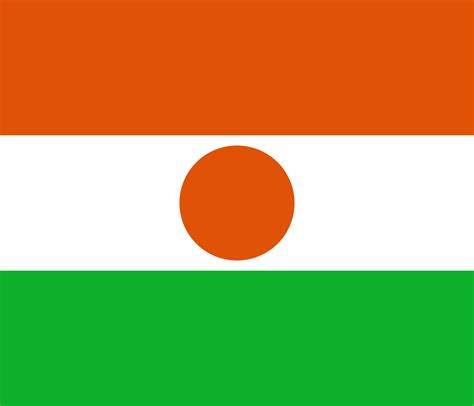 Orange White Green Flag
