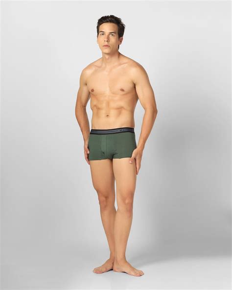 Buy Cotton Sage Green Solid Trunk Online at Blackberrys