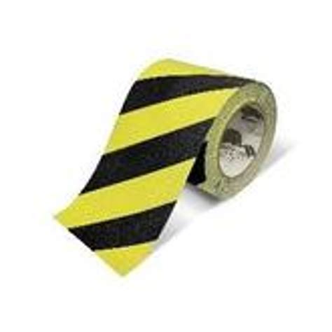 ShieldMark INC Mighty Line Anti-Slip Floor Tapes Yellow and Black