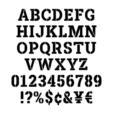 Cursive Letter N Stencil