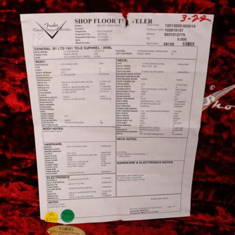 Fender Custom Shop LTD '51 Telecaster, Super | Ubuy India