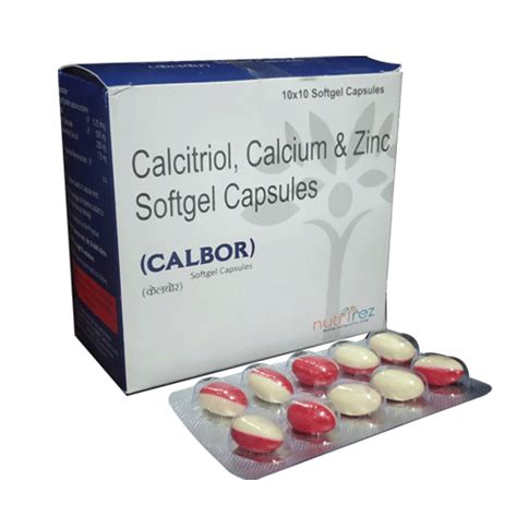 Calbor Softgel Capsules Rezicure Pharmaceuticals