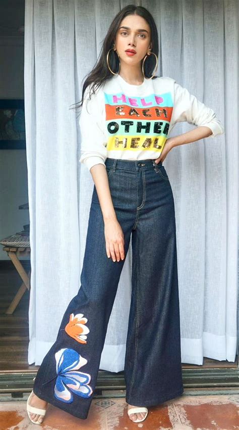 3 styling lessons to take from Aditi Rao Hydari's classic blue jeans ...